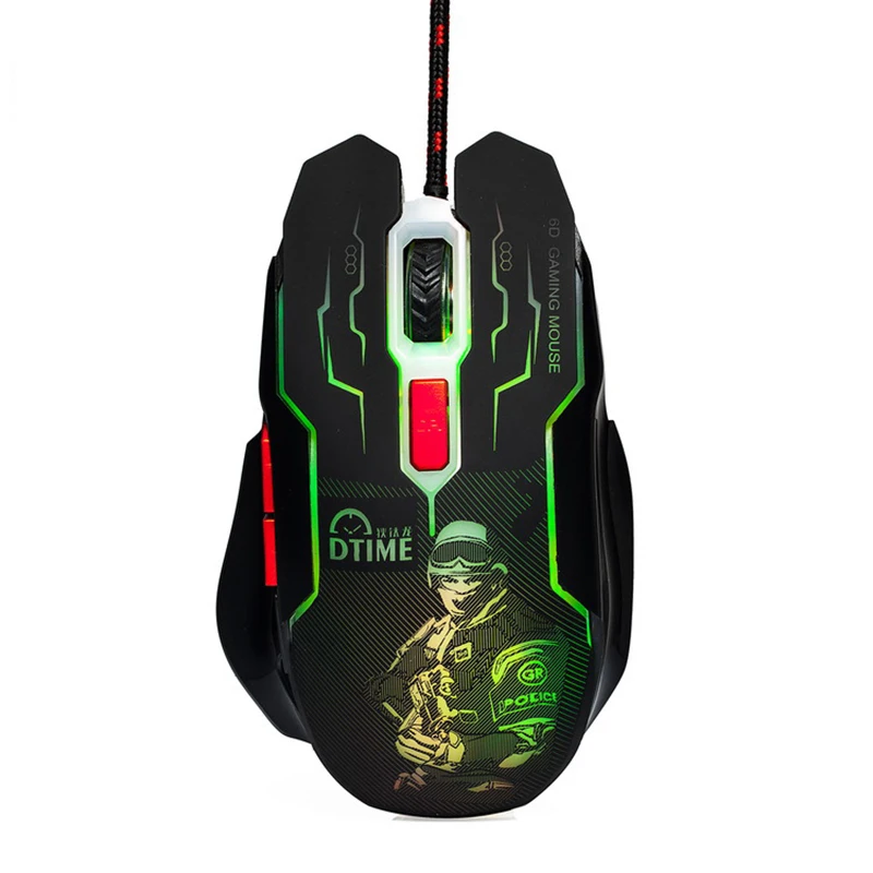 Dtime Silent Click Usb Wired Gaming Mouse 6 Buttons 3200Dpi Mute Optical Computer Mouse Mice For Pc Laptop Notebook Game Gamer
Dtime Silent Click Usb Wired Gaming Mouse 6 Buttons 3200Dpi Mute Optical Computer Mouse Mice For Pc Laptop Notebook Game Gamer
