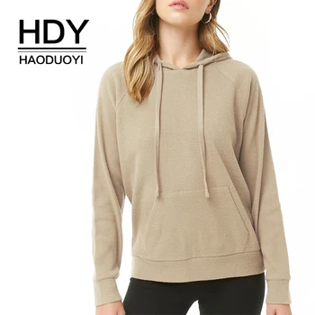 HDY Haoduoyi Hoodies Women 2019 Brand Female Long Sleeve Solid Color Hooded Sweatshirt Tracksuit Sweat Coat Casual Sportswear 
HDY Haoduoyi Hoodies Women 2019 Brand Female Long Sleeve Solid Color Hooded Sweatshirt Tracksuit Sweat Coat Casual Sportswear