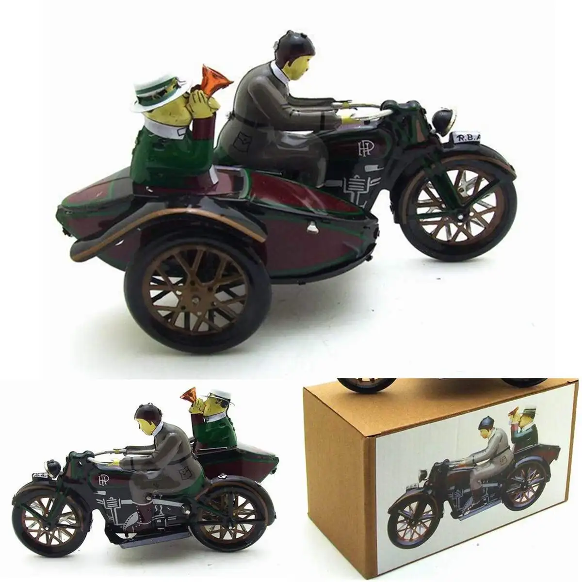 Motorcycle With Passenger In Sidecar Retro Clockwork Wind Up Tin Toys With Box Simulation Diecast Vehicle Motorcycles Model Toy
Motorcycle With Passenger In Sidecar Retro Clockwork Wind Up Tin Toys With Box Simulation Diecast Vehicle Motorcycles Model Toy