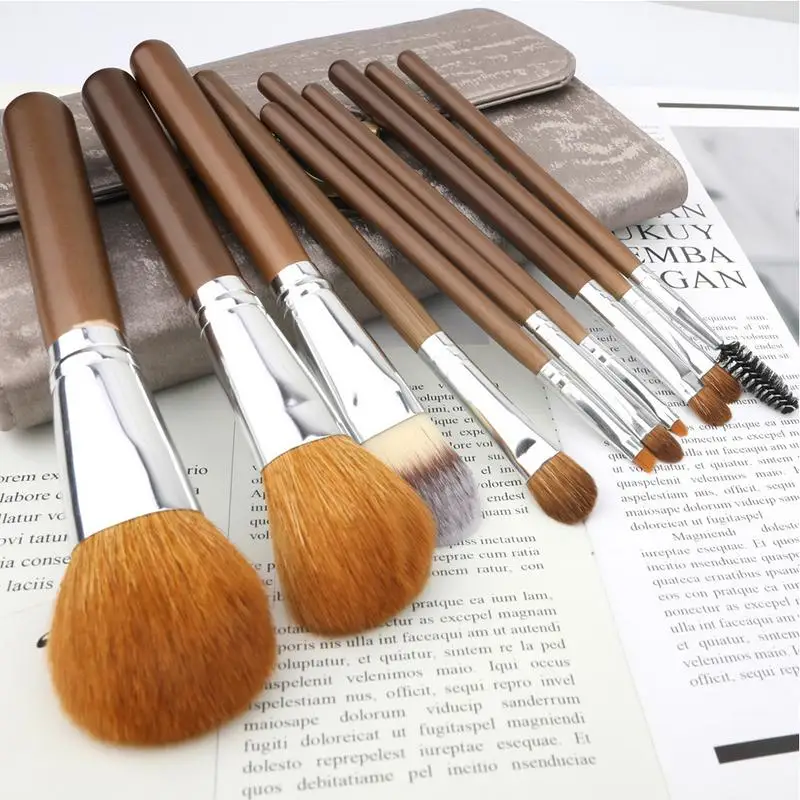 10 PCS Makeup Brushes Sets Advanced Wool Makeup Tools For Foundation Blush Gloss Eye Shadow Face Lip Double-Layer Cover Brush
10 PCS Makeup Brushes Sets Advanced Wool Makeup Tools For Foundation Blush Gloss Eye Shadow Face Lip Double-Layer Cover Brush