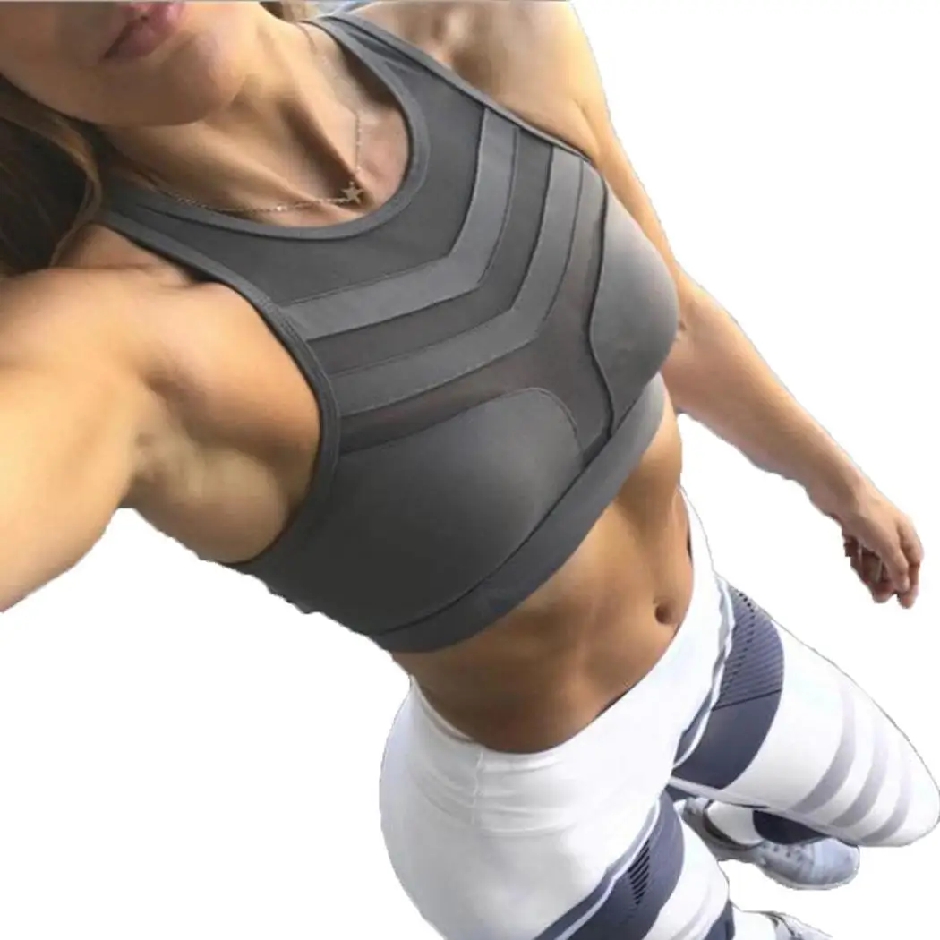 Women Mesh Sports Bra Shockproof High Elasticity Running Casual, All Seasons Yoga Patchwork Sportswear O-neck
Women Mesh Sports Bra Shockproof High Elasticity Running Casual, All Seasons Yoga Patchwork Sportswear O-neck