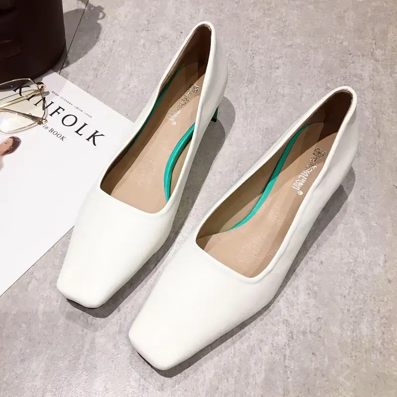 Office Women Shoes Medium Heel Shallow Square Toe Spring Women Pumps 5.5cm Comfortable Dress Shoes for Office Ladies
Office Women Shoes Medium Heel Shallow Square Toe Spring Women Pumps 5.5cm Comfortable Dress Shoes for Office Ladies