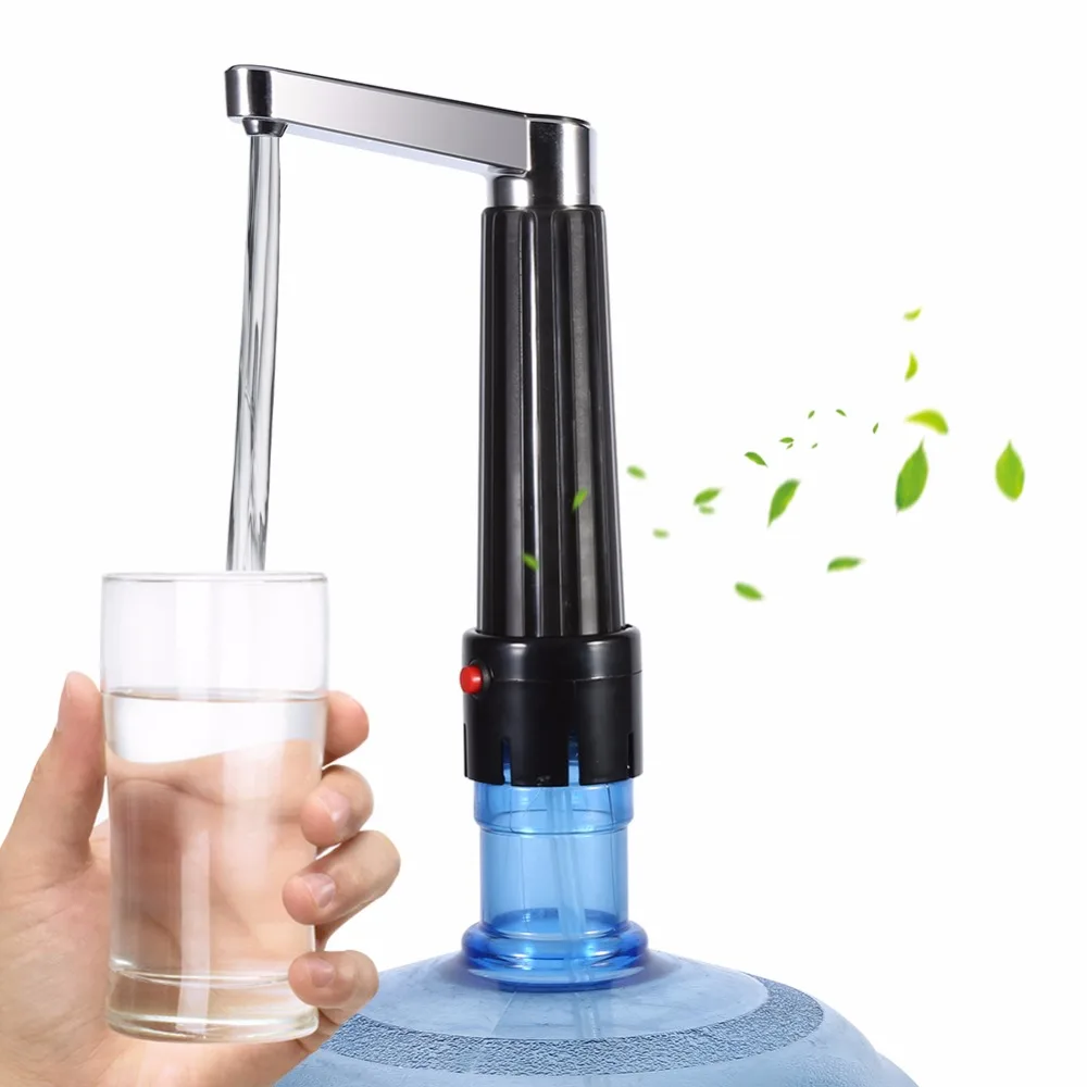 

Portable Electric Drinking Water Bottle Pump with Power Adapter Transparent Hose Dispenser Suction Unit Kitchen Drinkware Tools