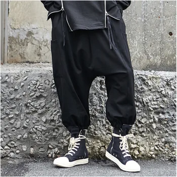 Autumn New Loose Hip Hop Pants Men Elastic Waist Drawstring Casual Fashion Wide Leg Pants Man Streetwear Trend Male Clothing
Autumn New Loose Hip Hop Pants Men Elastic Waist Drawstring Casual Fashion Wide Leg Pants Man Streetwear Trend Male Clothing