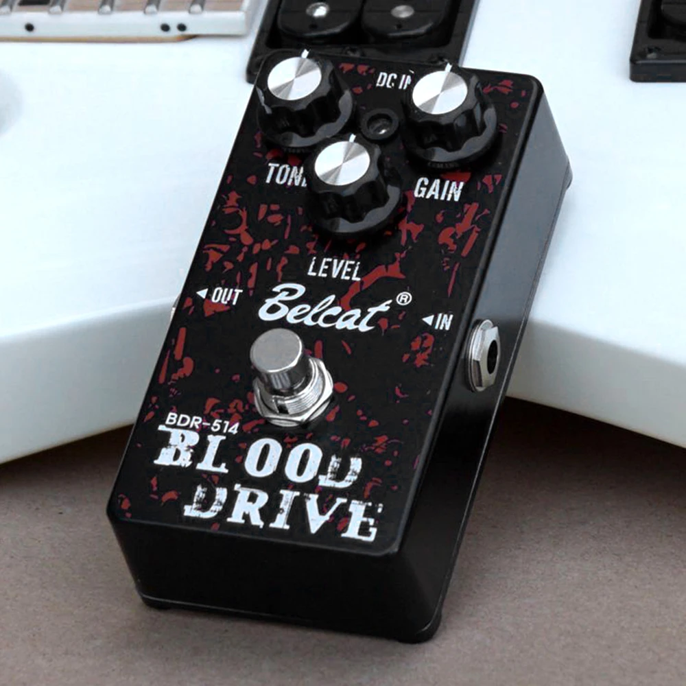 Belcat BLOOD DRIVE Electric Guitar Effect Pedal True bypass BDR-514 with Tone Gain Level Control Effects Stompbox
Belcat BLOOD DRIVE Electric Guitar Effect Pedal True bypass BDR-514 with Tone Gain Level Control Effects Stompbox