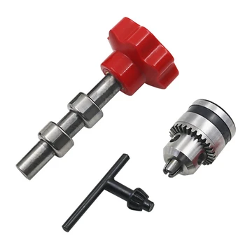 0.6-6mm Plastic Hand Drill Puncher Hand Twist Drill With Wrench For Drilling Of Wood Walnut Olive Amber Bodhi Diamond 1 Set