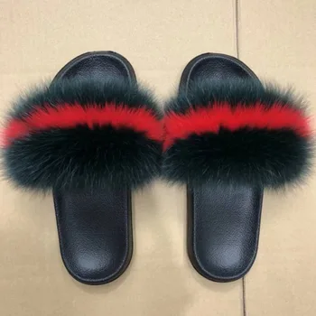 Luxury Genuine Fox Fur Flat Shoes Women Fashion Fur Sandal Shoes Handmade Female Slides Indoor Outdoor Slippers
Luxury Genuine Fox Fur Flat Shoes Women Fashion Fur Sandal Shoes Handmade Female Slides Indoor Outdoor Slippers