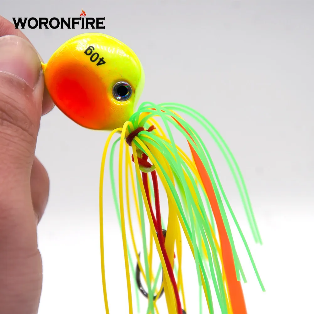 Hennoy Jig Lure Lead Octopus Head Rubber Jigs 45g Deep Sea Boat Fishing Metal Slow Jig Head With Squid Skirts
Hennoy Jig Lure Lead Octopus Head Rubber Jigs 45g Deep Sea Boat Fishing Metal Slow Jig Head With Squid Skirts