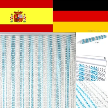 Door Windows Aluminium Metal Chain Strip Curtain Screen Fly Insect Blinds Pest Control magnetic mesh insect screen door
Door Windows Aluminium Metal Chain Strip Curtain Screen Fly Insect Blinds Pest Control magnetic mesh insect screen door