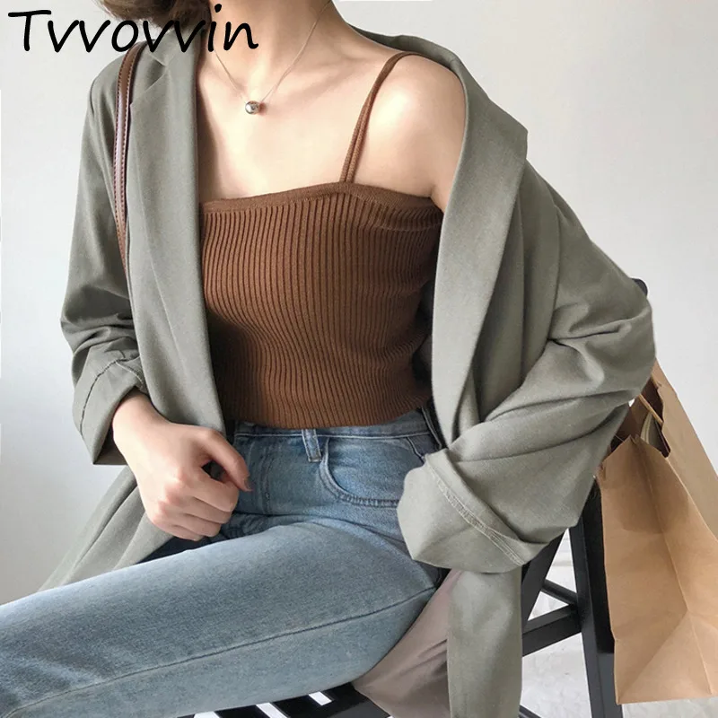 2019Autumn Winter Bottoming Tops cotton Solid Color Sexy Casual Camis Sling Tank Tops Knitting Elasticity Fashion Vest Q901
2019Autumn Winter Bottoming Tops cotton Solid Color Sexy Casual Camis Sling Tank Tops Knitting Elasticity Fashion Vest Q901