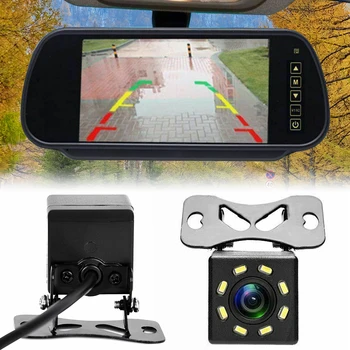 7" TFT LCD Mirror Monitor + 8 LED Night Vision Wide Angle Reversing Parking Camera Car Rear View Kit
7" TFT LCD Mirror Monitor + 8 LED Night Vision Wide Angle Reversing Parking Camera Car Rear View Kit