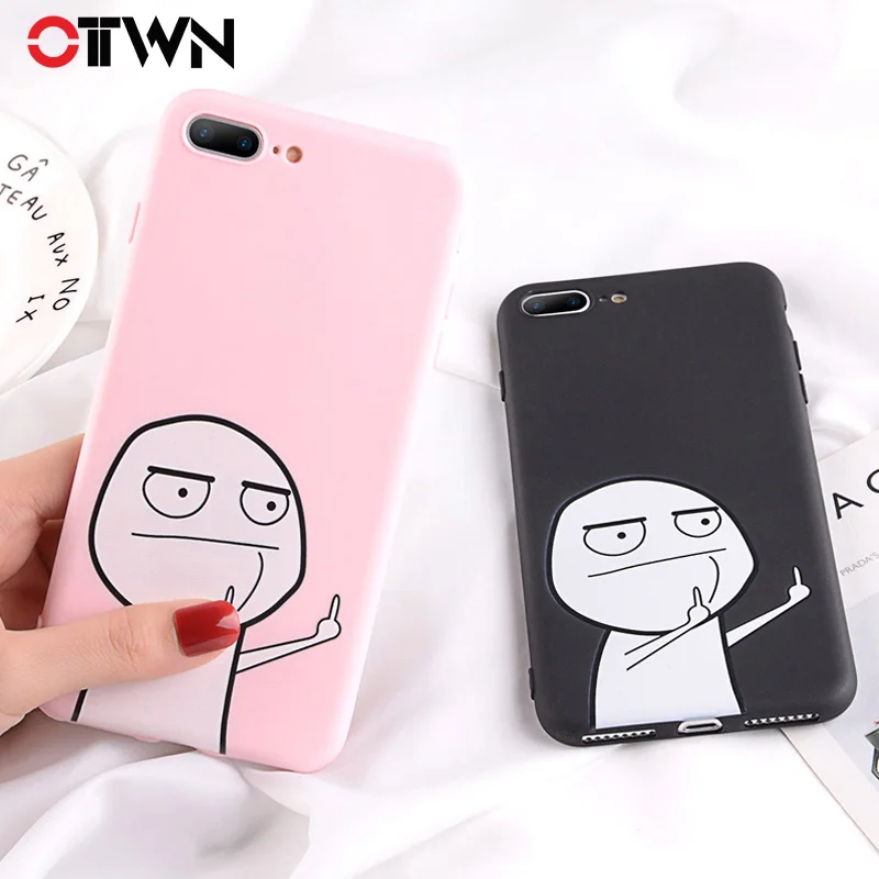 Ottwn Case For iPhone 7 8 XS Max Cartoon Middle Finger Funny Phone Case For iPhone 6 6s Plus X XR XS 5 5s SE Soft TPU Back Cover
Ottwn Case For iPhone 7 8 XS Max Cartoon Middle Finger Funny Phone Case For iPhone 6 6s Plus X XR XS 5 5s SE Soft TPU Back Cover