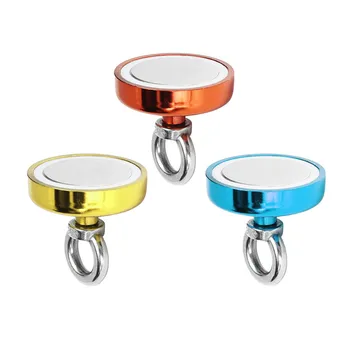 Suleve 60mm 112kg Neodymium Recovery Magnet Metal Detector Circular Eyebolt Magnet Red/Yellow/Blue
Suleve 60mm 112kg Neodymium Recovery Magnet Metal Detector Circular Eyebolt Magnet Red/Yellow/Blue