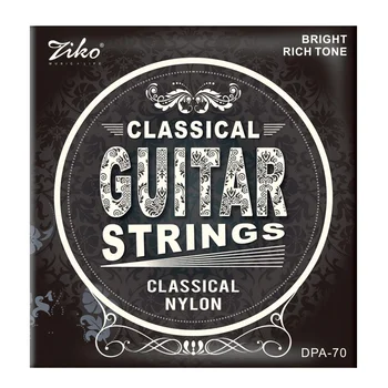 Ziko Dpa-70 Classical Guitar Strings Nylon Core Silver Plated Copper Wound High Tension
Ziko Dpa-70 Classical Guitar Strings Nylon Core Silver Plated Copper Wound High Tension