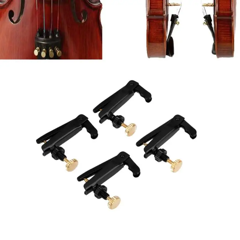 Violin Fine Tuners Spinner Adjuster Strings Hooks 4pcs 4/4-3/4 Plated violin Parts & Accessories Plated Iron entertainment
Violin Fine Tuners Spinner Adjuster Strings Hooks 4pcs 4/4-3/4 Plated violin Parts & Accessories Plated Iron entertainment
