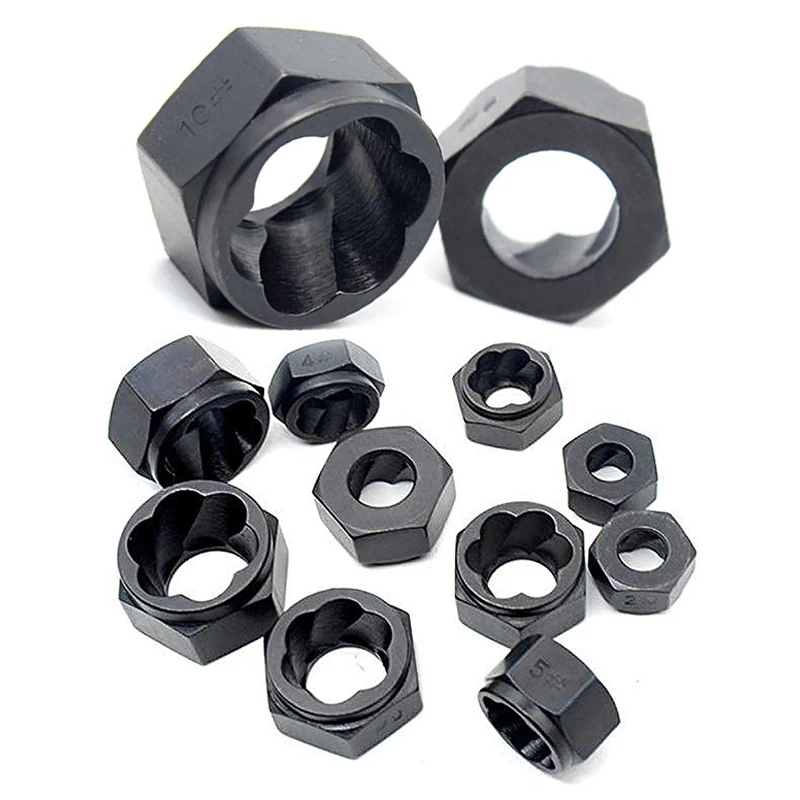 Konesky New 10pcs Damaged Nut Bolt Remover Stud Extractor Set Metric Broken Bolt Removal Kit Black Nuts 9-19mm Dropship Support
Konesky New 10pcs Damaged Nut Bolt Remover Stud Extractor Set Metric Broken Bolt Removal Kit Black Nuts 9-19mm Dropship Support