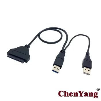 10pcs/lot SATA 22 Pin to USB 3.0 Cable for 2.5" Hard Disk Driver with Extral USB Power Cable 50cm
10pcs/lot SATA 22 Pin to USB 3.0 Cable for 2.5" Hard Disk Driver with Extral USB Power Cable 50cm