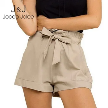 Jocoo Jolee Hot Summer Casual Shorts Women 2019 New Fashion High Waist Loose Short Sexy Bow Shorts with Belt Daily Clothes
Jocoo Jolee Hot Summer Casual Shorts Women 2019 New Fashion High Waist Loose Short Sexy Bow Shorts with Belt Daily Clothes