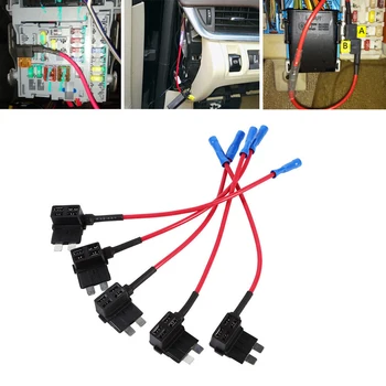Standard ATO ATC Car Blade Fuse Boxer Holder Set 5 pcs For Car Add Circuit Piggy Back Tap 15A
Standard ATO ATC Car Blade Fuse Boxer Holder Set 5 pcs For Car Add Circuit Piggy Back Tap 15A