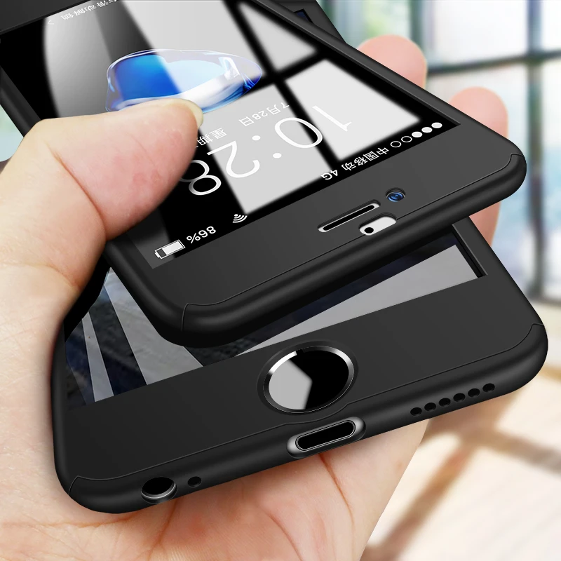 360 Degree Phone Case For iPhone X 6 7 8 Plus Case With Tempered Glass For iPhone X 8 7 6 Cases Front Back Full Cover Case
360 Degree Phone Case For iPhone X 6 7 8 Plus Case With Tempered Glass For iPhone X 8 7 6 Cases Front Back Full Cover Case