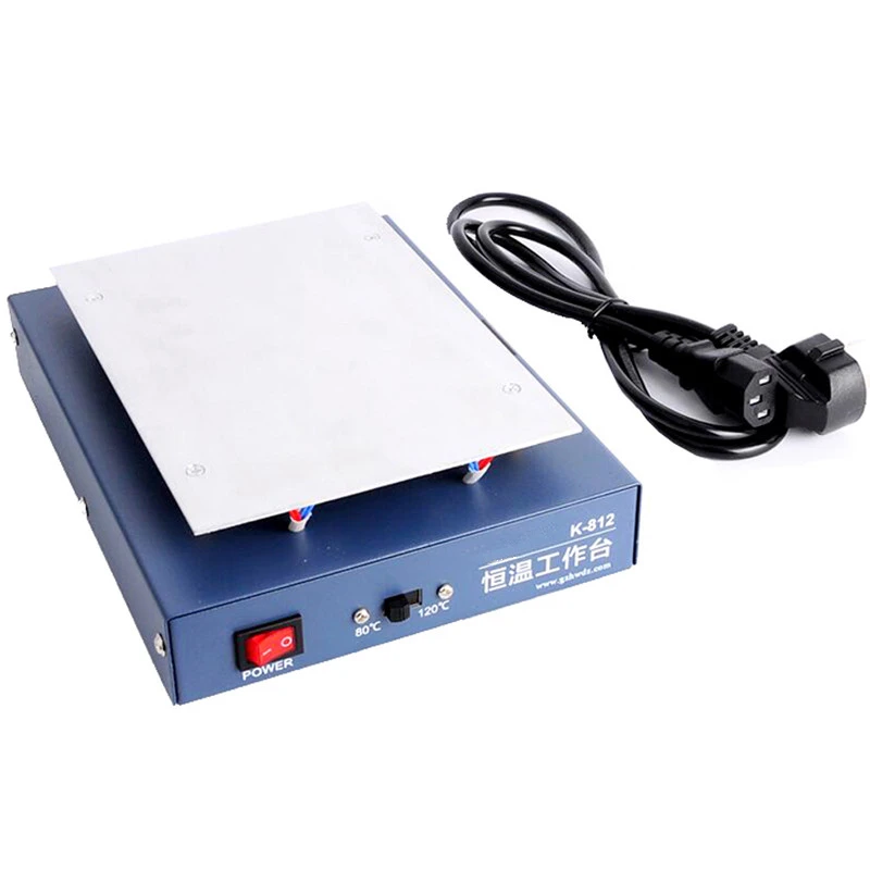 New 812 7 Inch Thermostat Heating Machine Mobile Phone Repair LCD Screen Open Separator Desoldering Station High Quality
New 812 7 Inch Thermostat Heating Machine Mobile Phone Repair LCD Screen Open Separator Desoldering Station High Quality