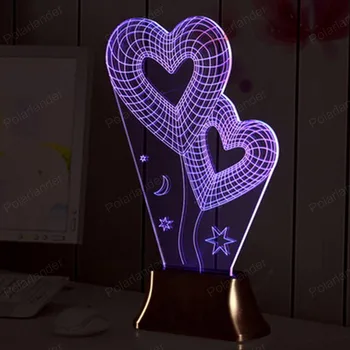 Table lamp touch led lamp Creative 3D colorful visual three - dimensional light bedroom living room ambience light
Table lamp touch led lamp Creative 3D colorful visual three - dimensional light bedroom living room ambience light