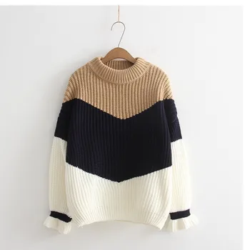 2018 Autumn And Winter New Pattern Student Pullover Long Wool Knitting Loose Sweater Woman
2018 Autumn And Winter New Pattern Student Pullover Long Wool Knitting Loose Sweater Woman