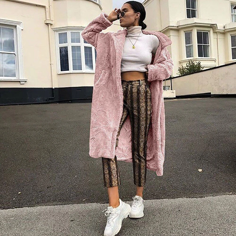 Women Coat Warm Fluffy Fur Ladies Coats Winter Women Long Sleeve Jacket Turn Down Collar Coat Loose Top Womens Jackets And Coats
Women Coat Warm Fluffy Fur Ladies Coats Winter Women Long Sleeve Jacket Turn Down Collar Coat Loose Top Womens Jackets And Coats
