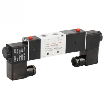 DC 24V Electric Solenoid Valve BSP 1/4 Normally 3 Position 5 Way Pneumatic Solenoid Valve 0.15-0.8MPa 4V230-08C
DC 24V Electric Solenoid Valve BSP 1/4 Normally 3 Position 5 Way Pneumatic Solenoid Valve 0.15-0.8MPa 4V230-08C