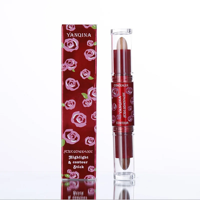 Double-head cosmetic rod stereo face primer high gloss brightening shadow | Красота и здоровье