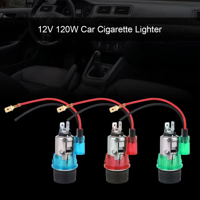 12V 120W Car Auto Motorcycle Cigarette Lighter Power Socket Plug Outlet Blue Color Metal Plastic Material Car Accessories
12V 120W Car Auto Motorcycle Cigarette Lighter Power Socket Plug Outlet Blue Color Metal Plastic Material Car Accessories