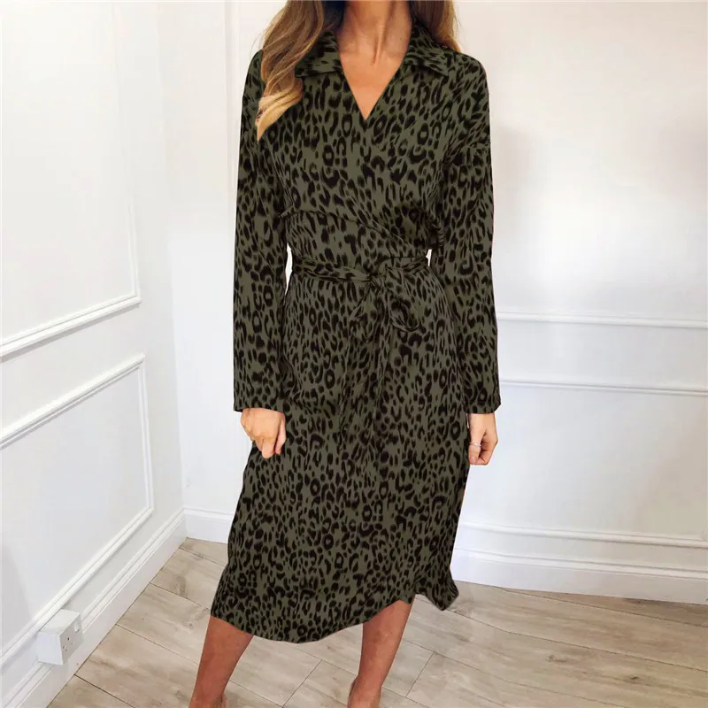 2019 Summer Dress Woman Long Leopard Dress Long Sleeve Sexy V-Neck A-Line Dresses Ladies Elegant Office Ladies Dress Vestidos
2019 Summer Dress Woman Long Leopard Dress Long Sleeve Sexy V-Neck A-Line Dresses Ladies Elegant Office Ladies Dress Vestidos