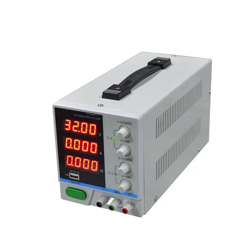 Adjustable DC Power Supply 4 Digital Display 30V 5A Programmable Power Supply USB Interface for LAB Research EU/US/UK/AU Plug
Adjustable DC Power Supply 4 Digital Display 30V 5A Programmable Power Supply USB Interface for LAB Research EU/US/UK/AU Plug