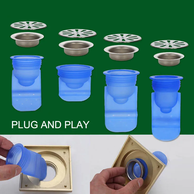 Floor Drain Core Stainless Steel Cover Kitchen Gadgets Round Deodorant Anti-odor Pest Control Silicone Sewer Accessories
Floor Drain Core Stainless Steel Cover Kitchen Gadgets Round Deodorant Anti-odor Pest Control Silicone Sewer Accessories