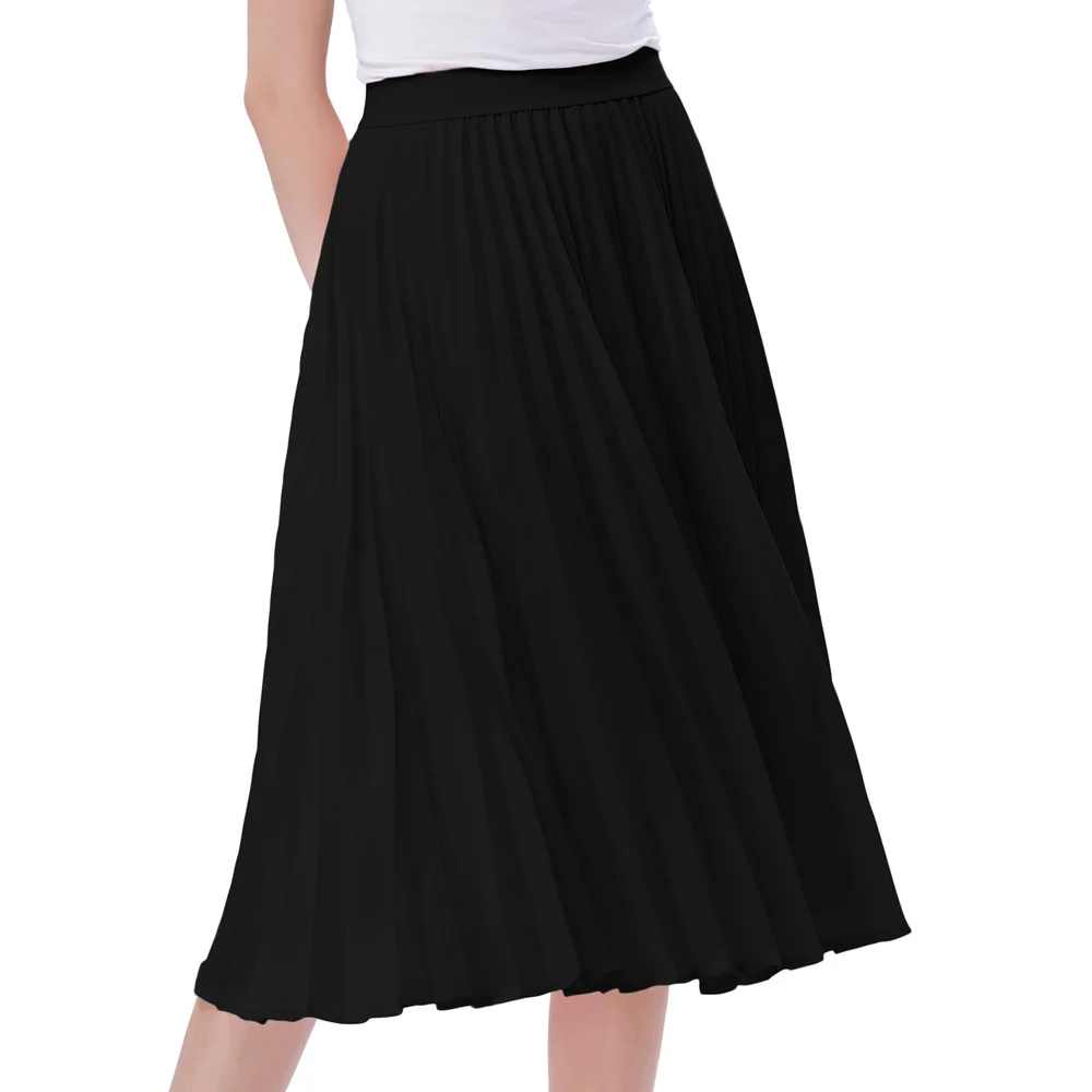 ladies vintage skirts Womens Stylish summer pure color High Waist Pleated Swing A-Line elegant party office long Skirt falda
ladies vintage skirts Womens Stylish summer pure color High Waist Pleated Swing A-Line elegant party office long Skirt falda
