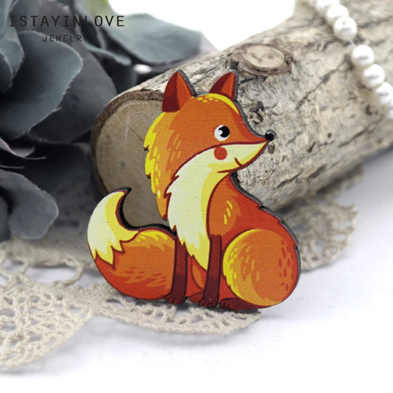 Christmas Handmade Jewelry Supplies Beads Wooden Animal Fox Charm Turned Its Head For DIY Necklace Earring Brooch CW113-E 2
Christmas Handmade Jewelry Supplies Beads Wooden Animal Fox Charm Turned Its Head For DIY Necklace Earring Brooch CW113-E 2