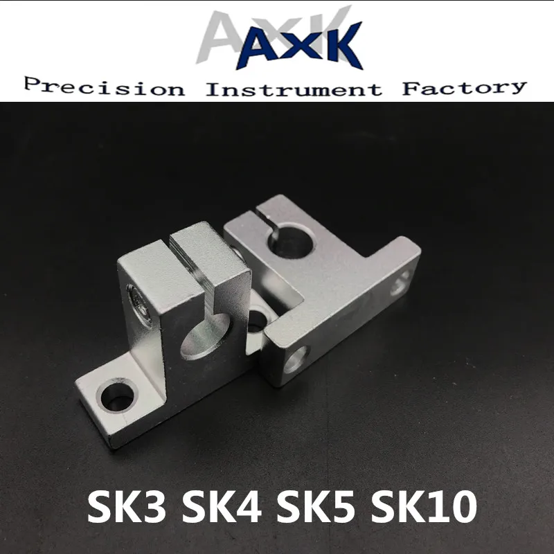 2019 AXK Linear Rail Cnc Router Parts 2pcs Sk3 Sk4 Sk5 Sk10 Linear Bearing Rail Shaft Support Vertical Bearings Guide Bracket
2019 AXK Linear Rail Cnc Router Parts 2pcs Sk3 Sk4 Sk5 Sk10 Linear Bearing Rail Shaft Support Vertical Bearings Guide Bracket