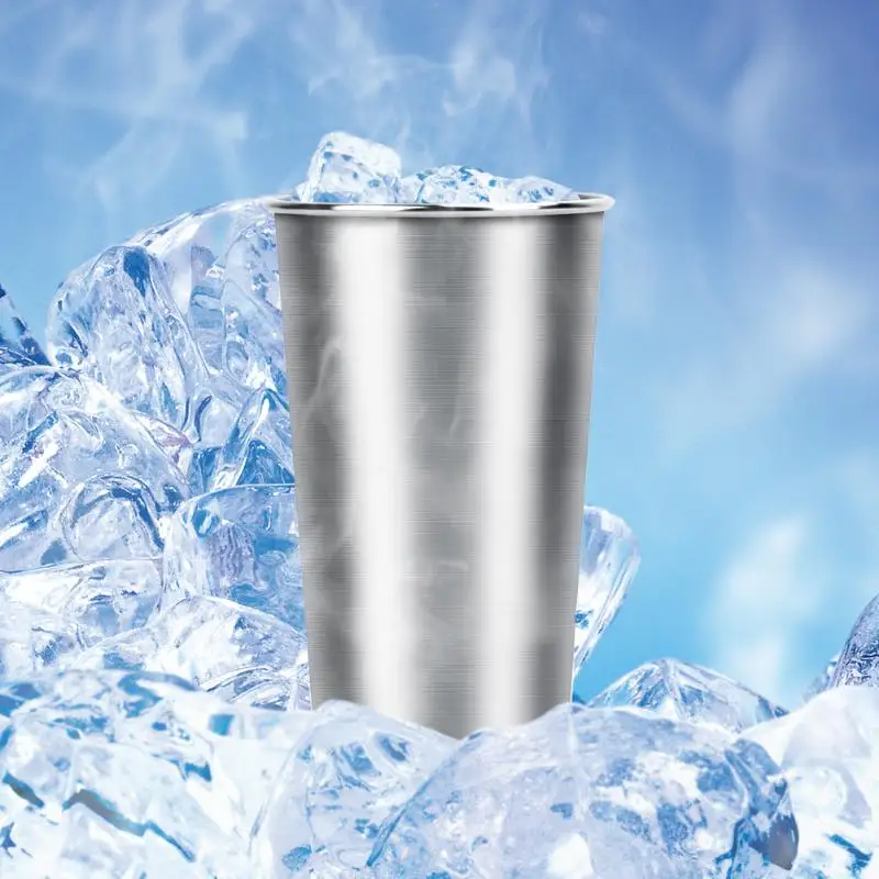 500ML 304 Stainless Steel Cup 16oz Tumbler Pint Glasses 18/8 Metal Travel Mugs for Bar Outdoor Camping Drinking Ware Coffee Cups
500ML 304 Stainless Steel Cup 16oz Tumbler Pint Glasses 18/8 Metal Travel Mugs for Bar Outdoor Camping Drinking Ware Coffee Cups