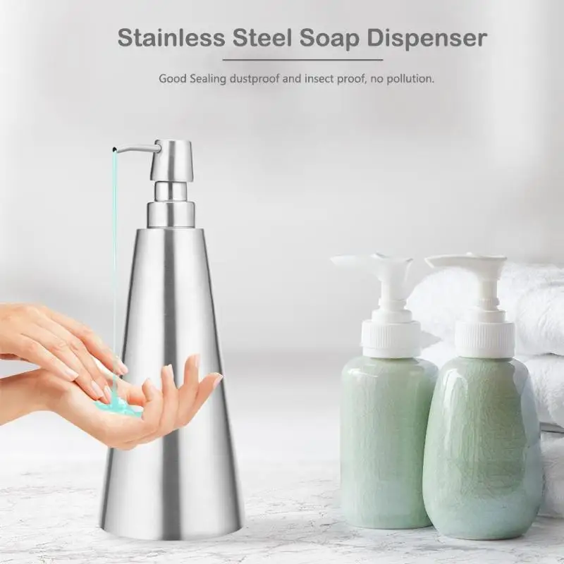 800ml Stainless Steel Soap Dispenser Bottle Kitchen Bathroom Hand Washing Detergent Box Detergent Bottle
800ml Stainless Steel Soap Dispenser Bottle Kitchen Bathroom Hand Washing Detergent Box Detergent Bottle