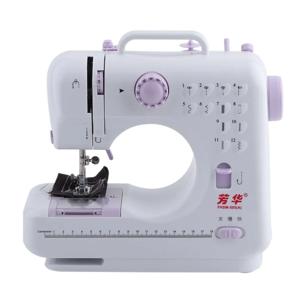 Desktop Portable Double Thread Double Speed 12 Pre-Set Stitches Mini Household Sewing Machine 505A Presser Foot
Desktop Portable Double Thread Double Speed 12 Pre-Set Stitches Mini Household Sewing Machine 505A Presser Foot