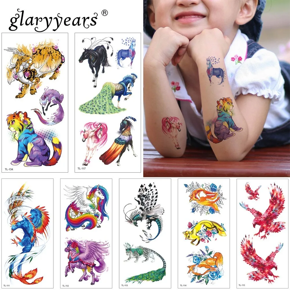 glaryyears 1 Pc Temporary Tattoo Sticker Colorful Fake Tatoo Animals Flash Tatto Waterproof Small Body Art Men Women 20 Designs
glaryyears 1 Pc Temporary Tattoo Sticker Colorful Fake Tatoo Animals Flash Tatto Waterproof Small Body Art Men Women 20 Designs