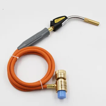 Mapp Torch Gas Welding Torch Self Ignition 1.5m(5ft) Hose Gas Brazing Burner Soldering Quenching BBQ Burner CE HVAC/R Hand Torch
Mapp Torch Gas Welding Torch Self Ignition 1.5m(5ft) Hose Gas Brazing Burner Soldering Quenching BBQ Burner CE HVAC/R Hand Torch