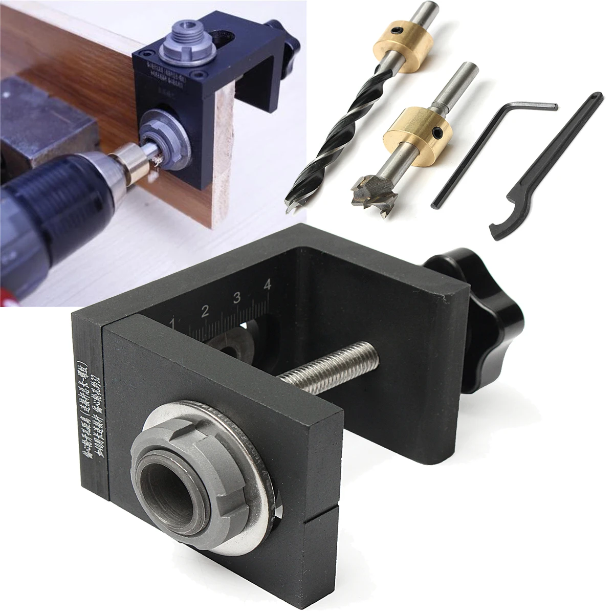 Woodworking Drill Bit Set 3in1 Aluminum Wood Working for Pocket Hole Locate Punch Jig Kit With Step Drilling Bit Wood Tools Set
Woodworking Drill Bit Set 3in1 Aluminum Wood Working for Pocket Hole Locate Punch Jig Kit With Step Drilling Bit Wood Tools Set