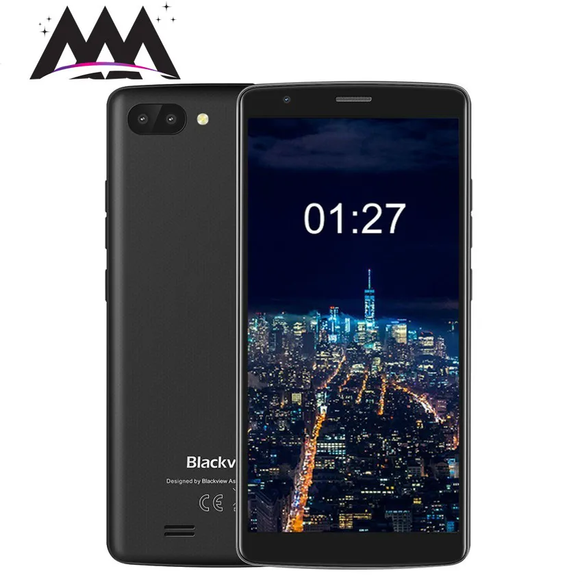 

Blackview A20 Smartphone 18:9 5.5" Android Go cell phones dual Camera 1GB RAM 8GB ROM MT6580M 5MP 3G Mobile phone