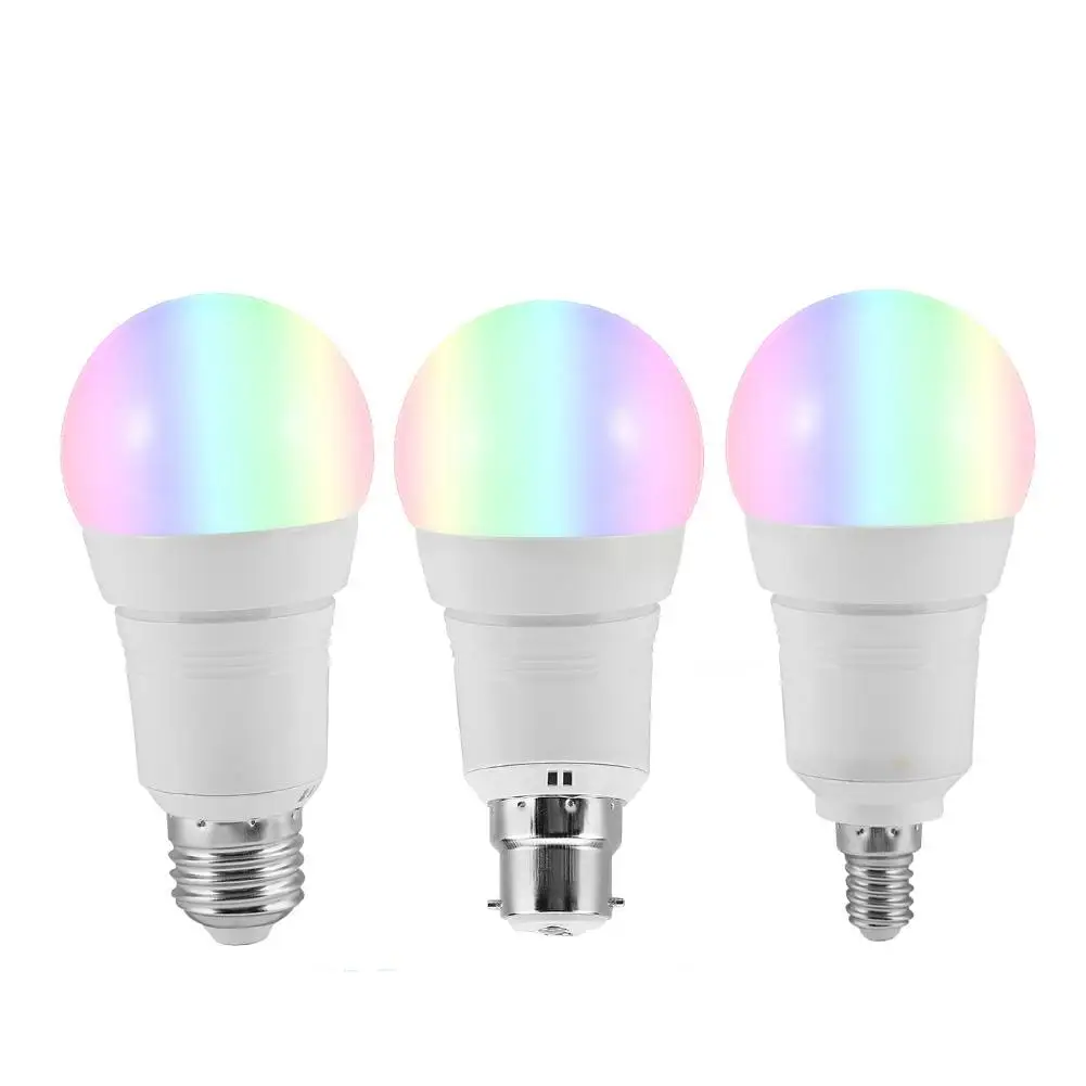 E27/B22/E26 Socket RGB + W LED Multi Color Lighting Dimmable 2.4G Wireless Remote WiFi Light Bulb Voice Control Lamp led lamp
E27/B22/E26 Socket RGB + W LED Multi Color Lighting Dimmable 2.4G Wireless Remote WiFi Light Bulb Voice Control Lamp led lamp