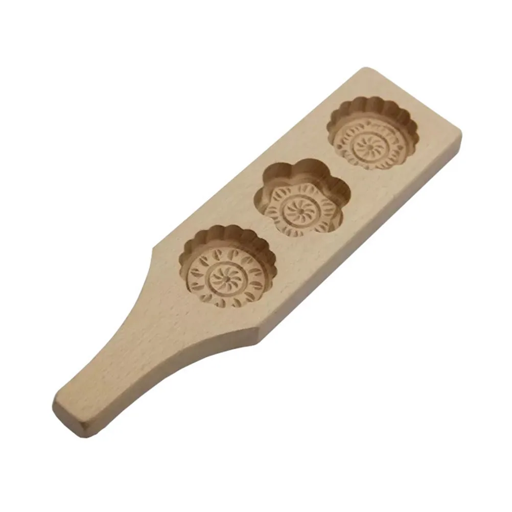 3 Grids Flower Shapes Handmade Environmental Wooden Mooncake Tool Tray Mold for Cake Biscuit Ice Chocolate Making
3 Grids Flower Shapes Handmade Environmental Wooden Mooncake Tool Tray Mold for Cake Biscuit Ice Chocolate Making