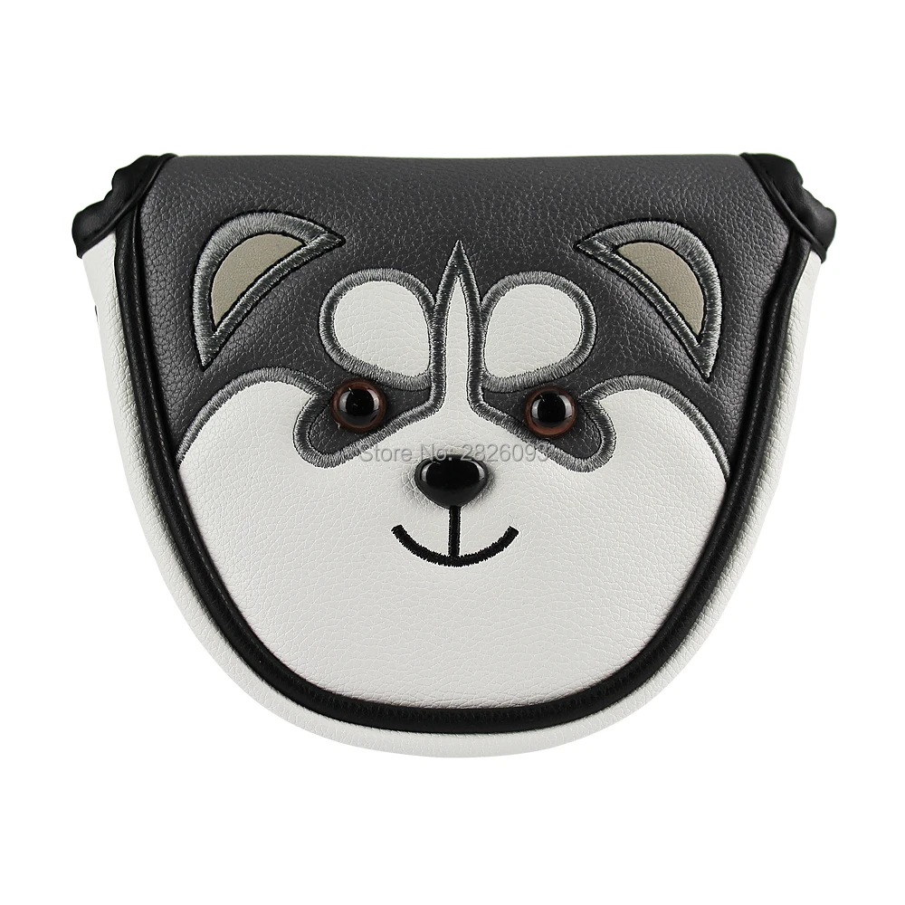 New Mallet Golf Putter Headcover PU Leather Dustproof Lovely Husky Animal Head Cover For Putter
New Mallet Golf Putter Headcover PU Leather Dustproof Lovely Husky Animal Head Cover For Putter