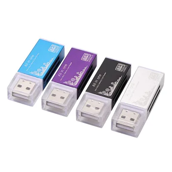 PRO Duo Memory Card Reader Adapter 4 In 1 USB 2.0 Micro SD/TF SDHC Mini Card Reader Color Random Mini Card Reader
PRO Duo Memory Card Reader Adapter 4 In 1 USB 2.0 Micro SD/TF SDHC Mini Card Reader Color Random Mini Card Reader