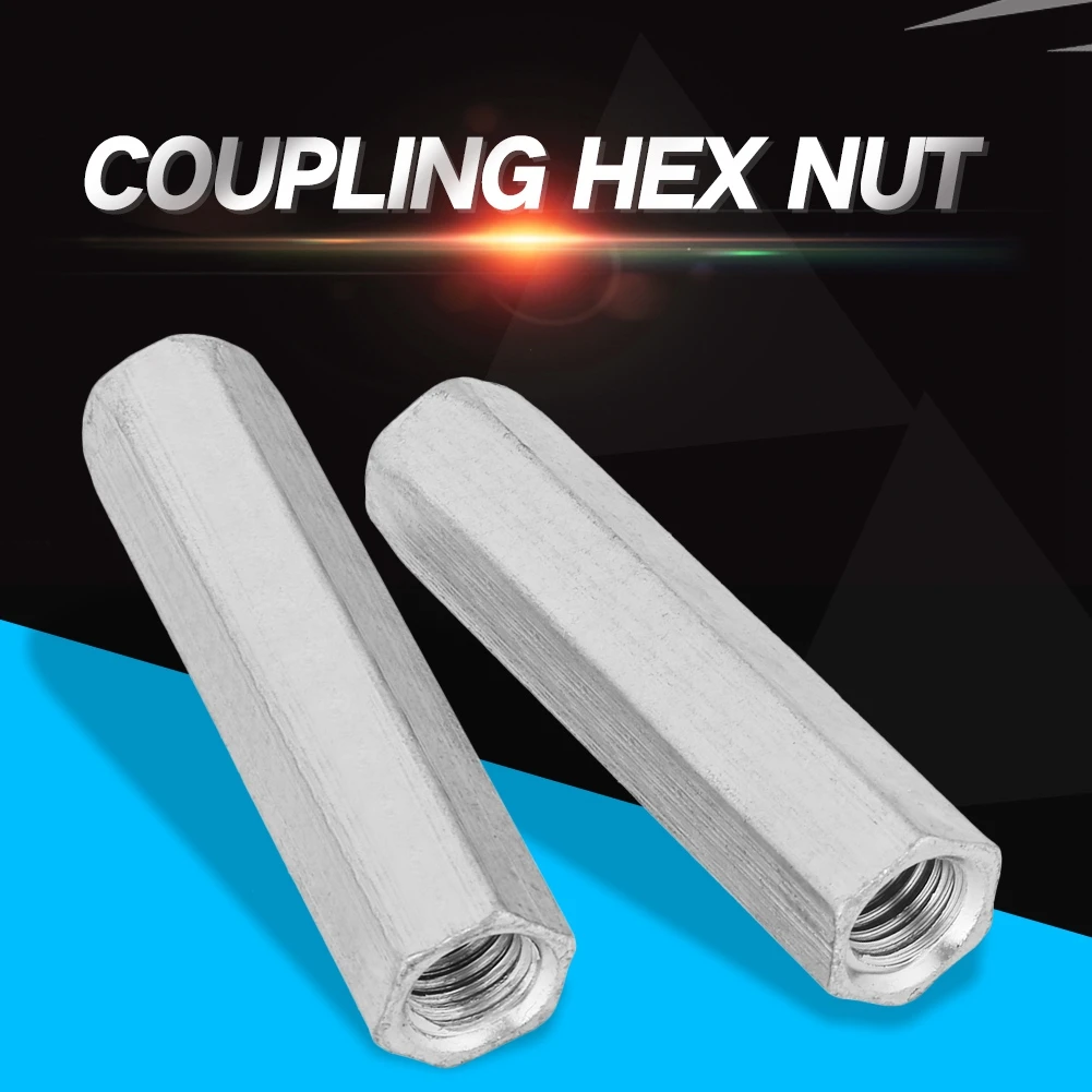 2pcs Zinc Plated Steel M10*60 Long Hex Nut Hexagonal Thread Nut Threaded Fasteners Hex Long Steel Nut
2pcs Zinc Plated Steel M10*60 Long Hex Nut Hexagonal Thread Nut Threaded Fasteners Hex Long Steel Nut