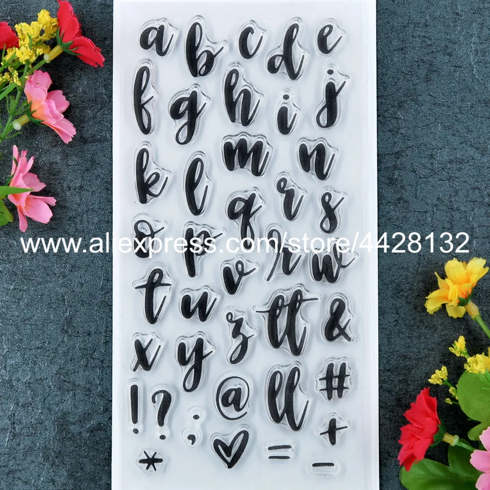 English Lowercase Letters Alphabet Scrapbook DIY photo cards rubber stamp clear stamp transparent stamp 10x20cm 9020205
English Lowercase Letters Alphabet Scrapbook DIY photo cards rubber stamp clear stamp transparent stamp 10x20cm 9020205